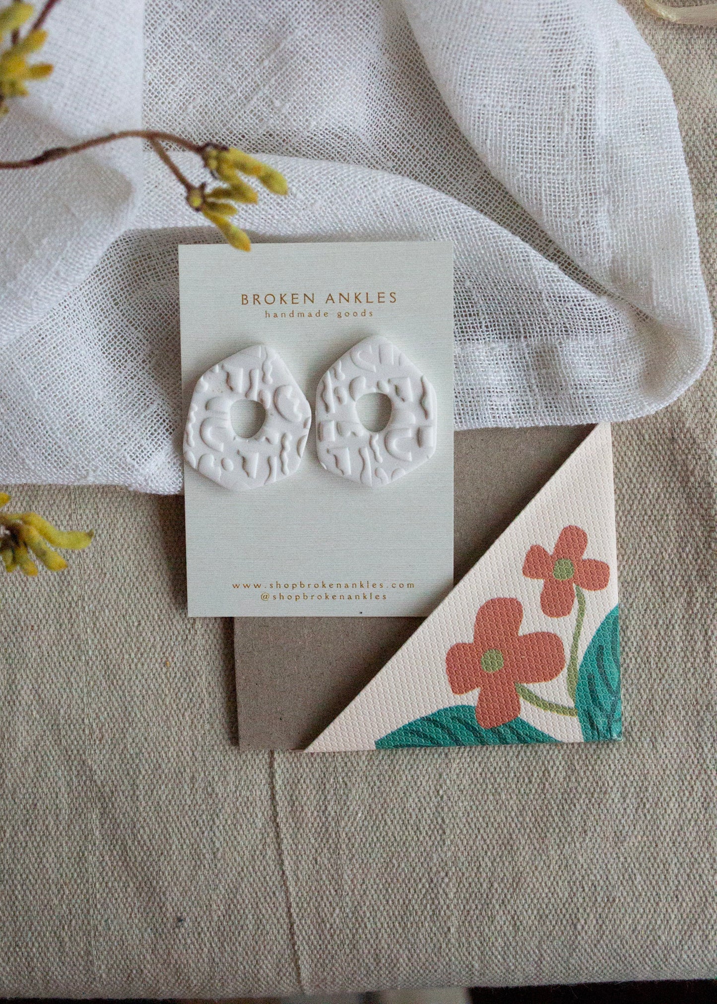 Organic Shaped Earring