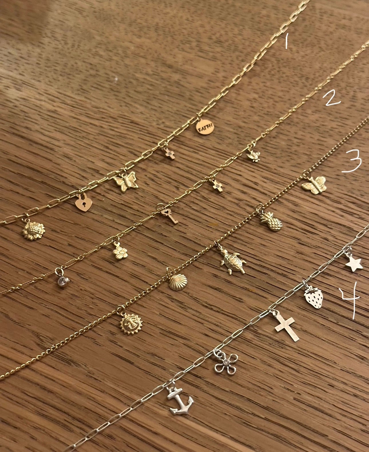 Dainty Charm Necklaces