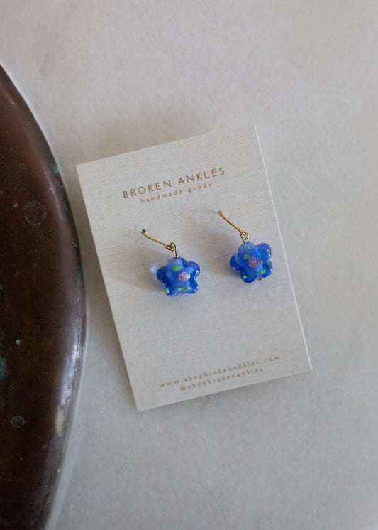 Beaded Flower Earrings