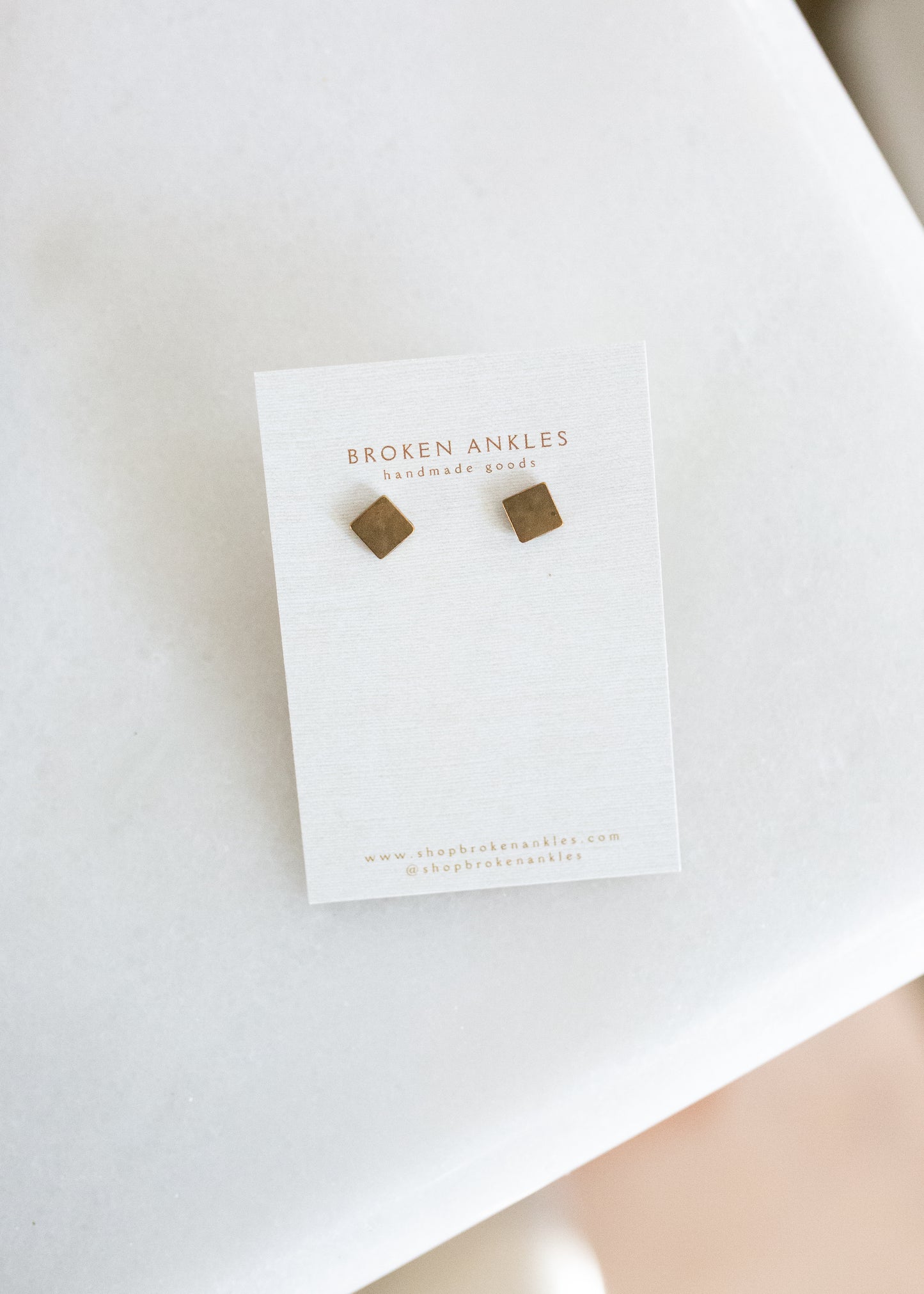 Square Brass Studs