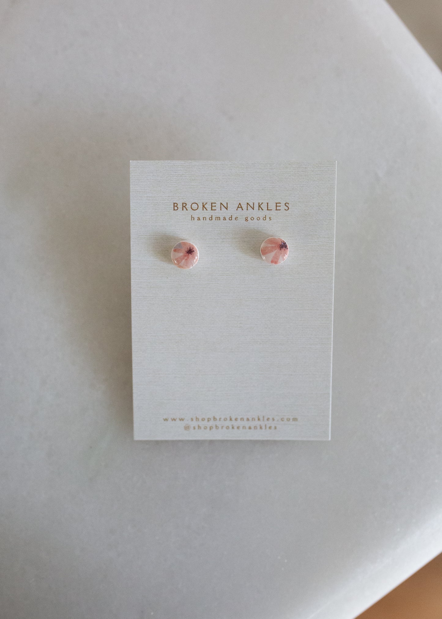 Dainty Clay Studs