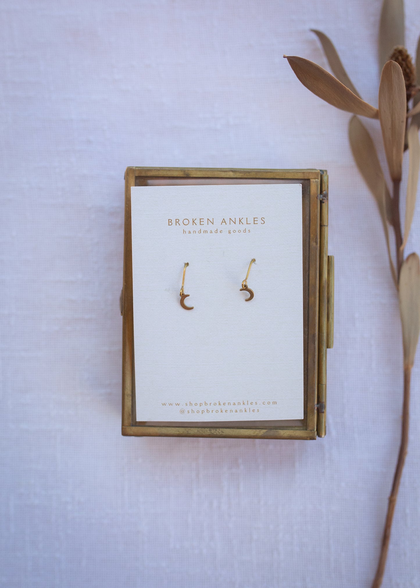 Dainty Brass Moons