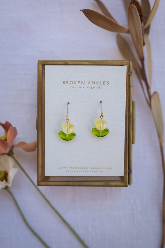Glass Bead Tulips