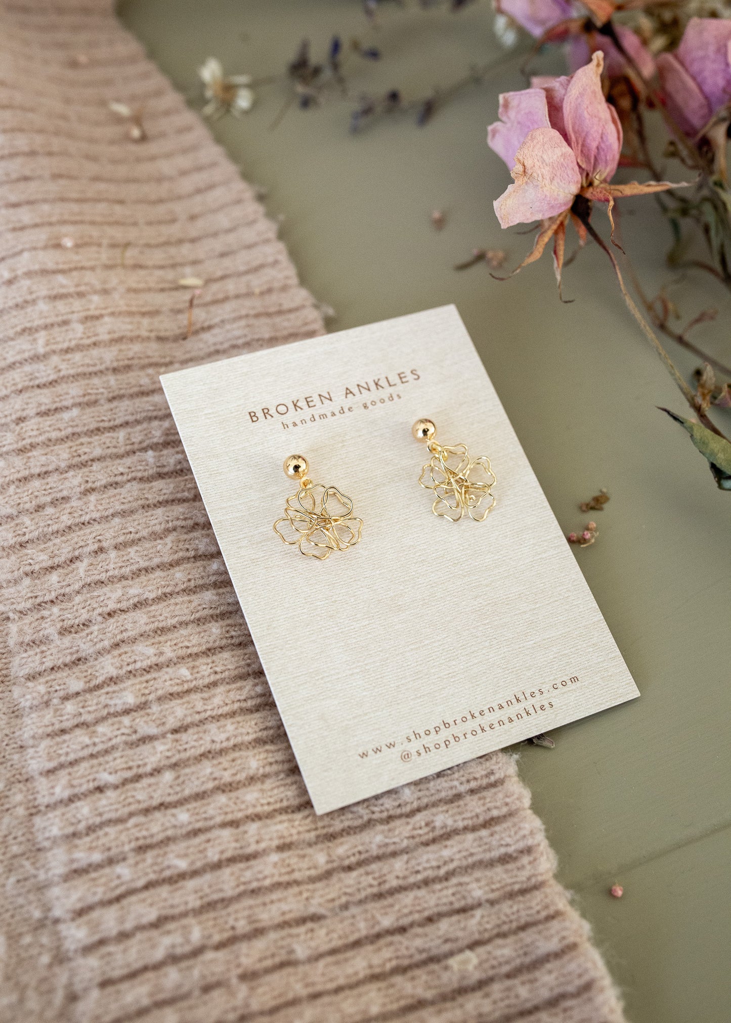 Brass Formed Dangles