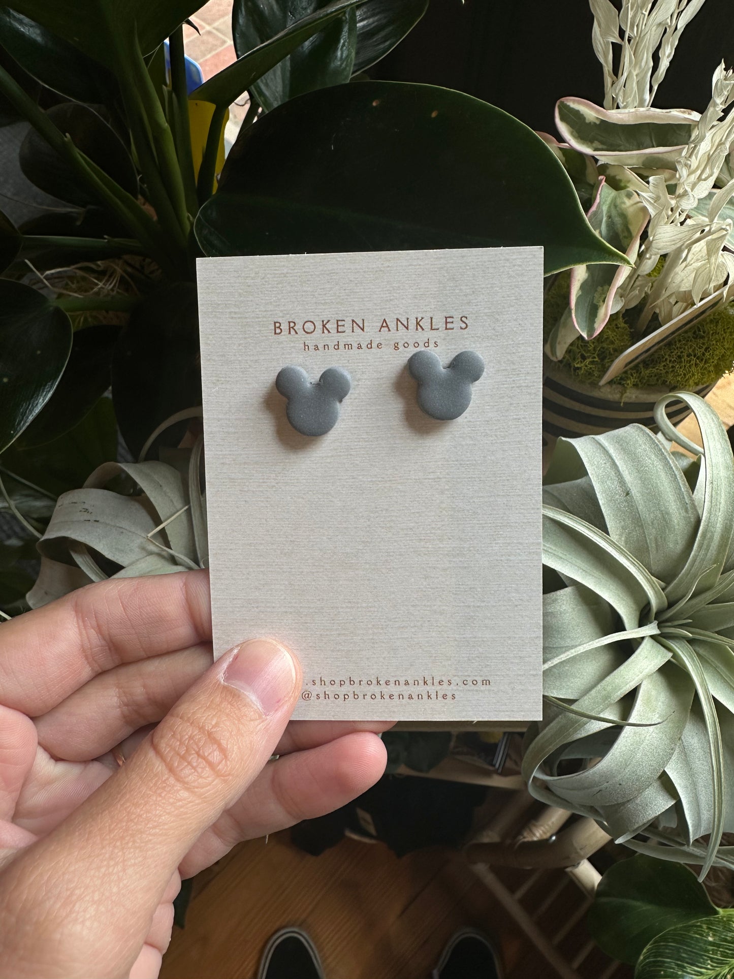Small Mouse Earrings