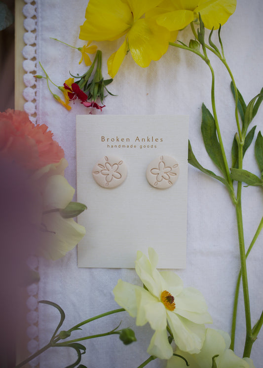 Sand Dollar Studs