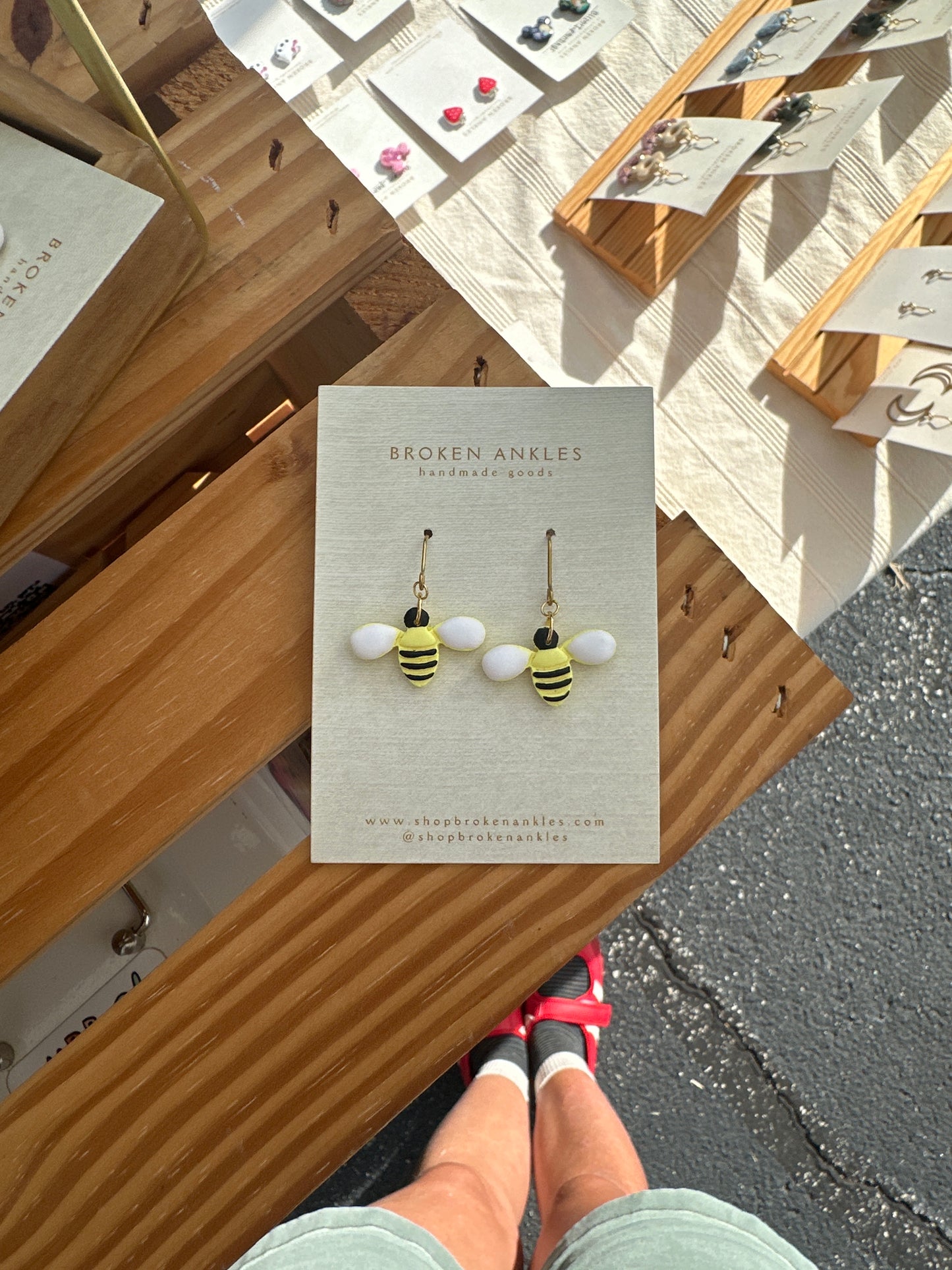 Clay Bee Dangles