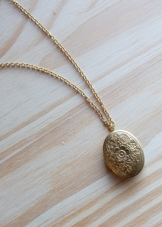 Large Locket Necklace