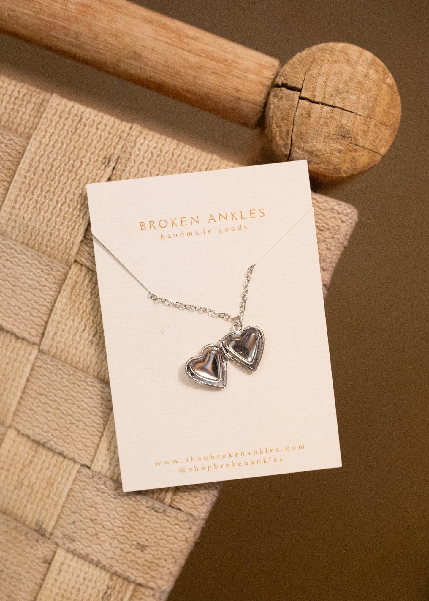 Silver Locket Necklace