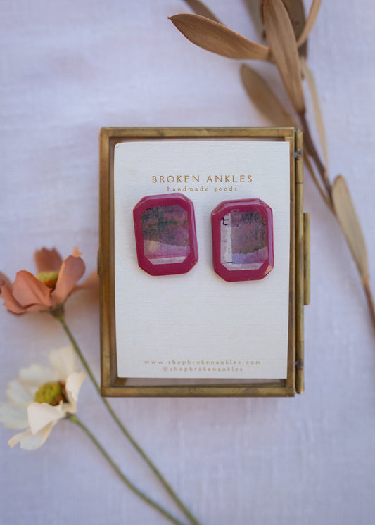 Stamp .02 Earrings