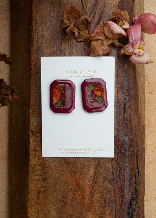 Stamp .01 Earrings